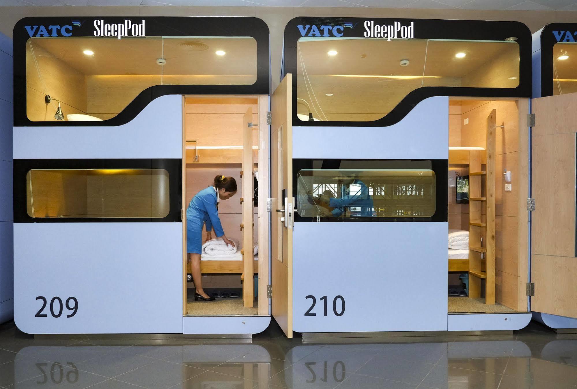 Vatc Sleep Pod Terminal 2 Hotel Noi Bai Esterno foto